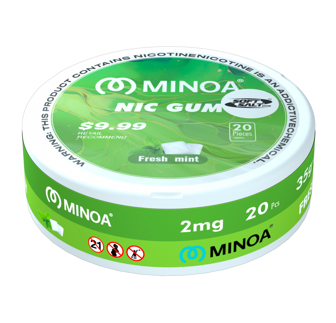 MINOA NIC GUM PACKAGE( 5 CAN )