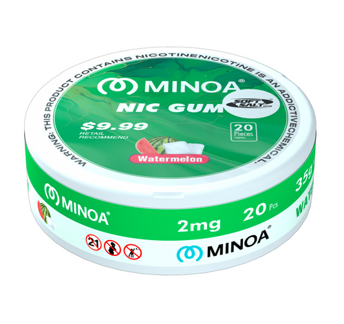 MINOA NIC GUM PACKAGE( 5 CAN )